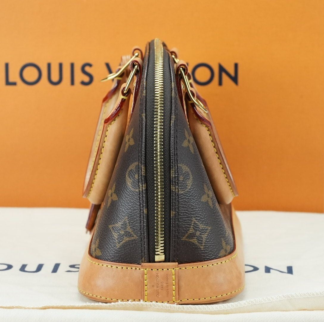 LOUIS VUITTON Monogram Alma BB Handbag M53152 Padlock Key