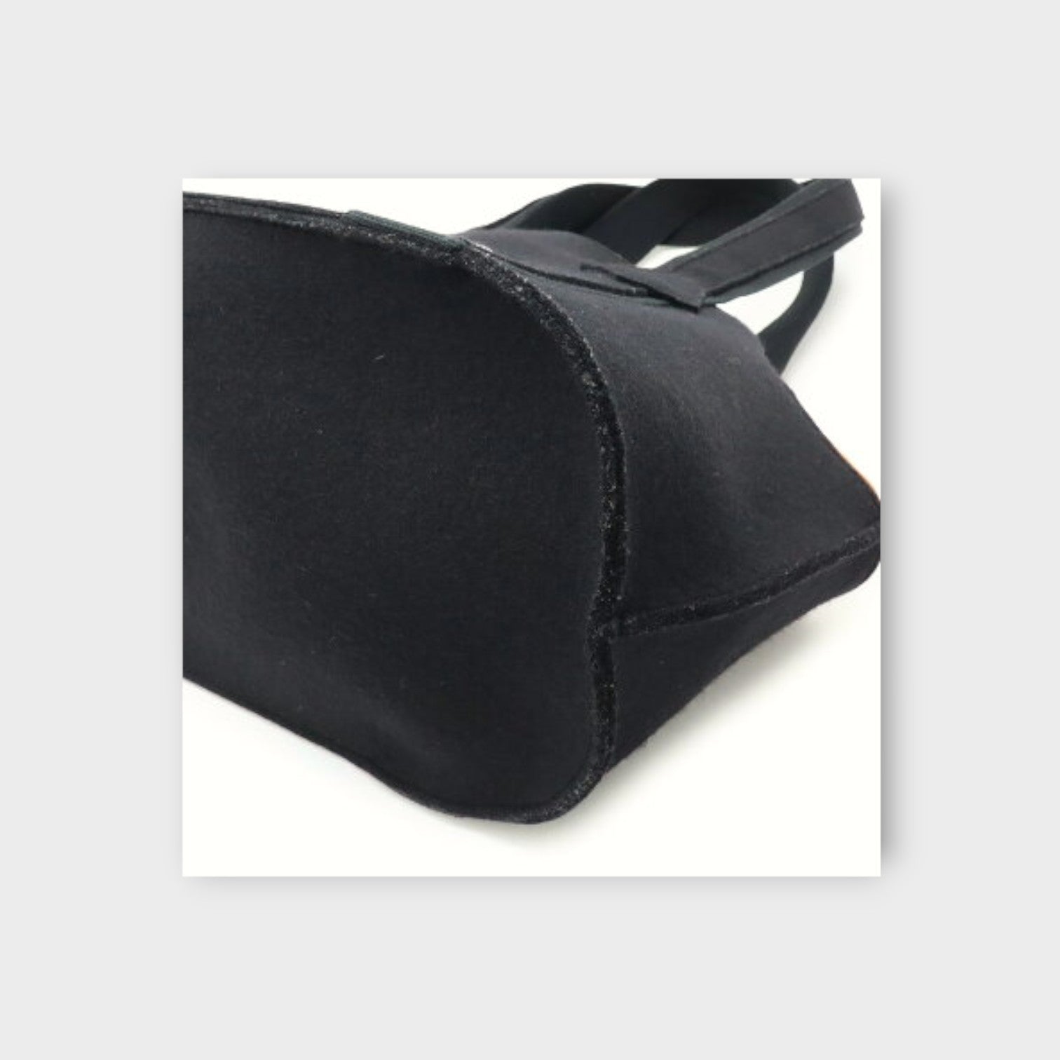 Hermès Patapone Dog Carry Shoulder Bag Black Orange【A】