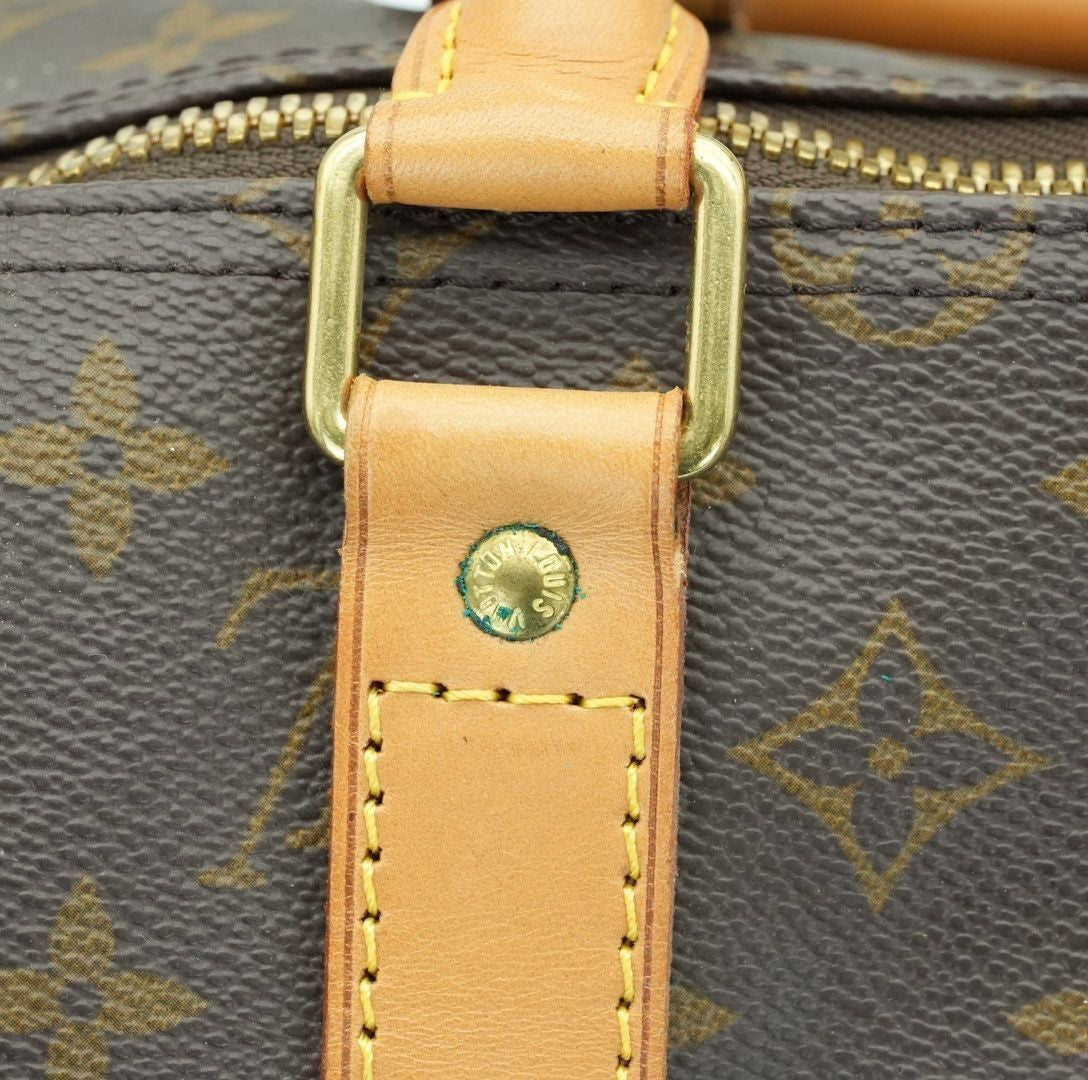 LOUIS VUITTON Keepall 55 M41424 Boston Bag Travel Bag Brown Large Capacity