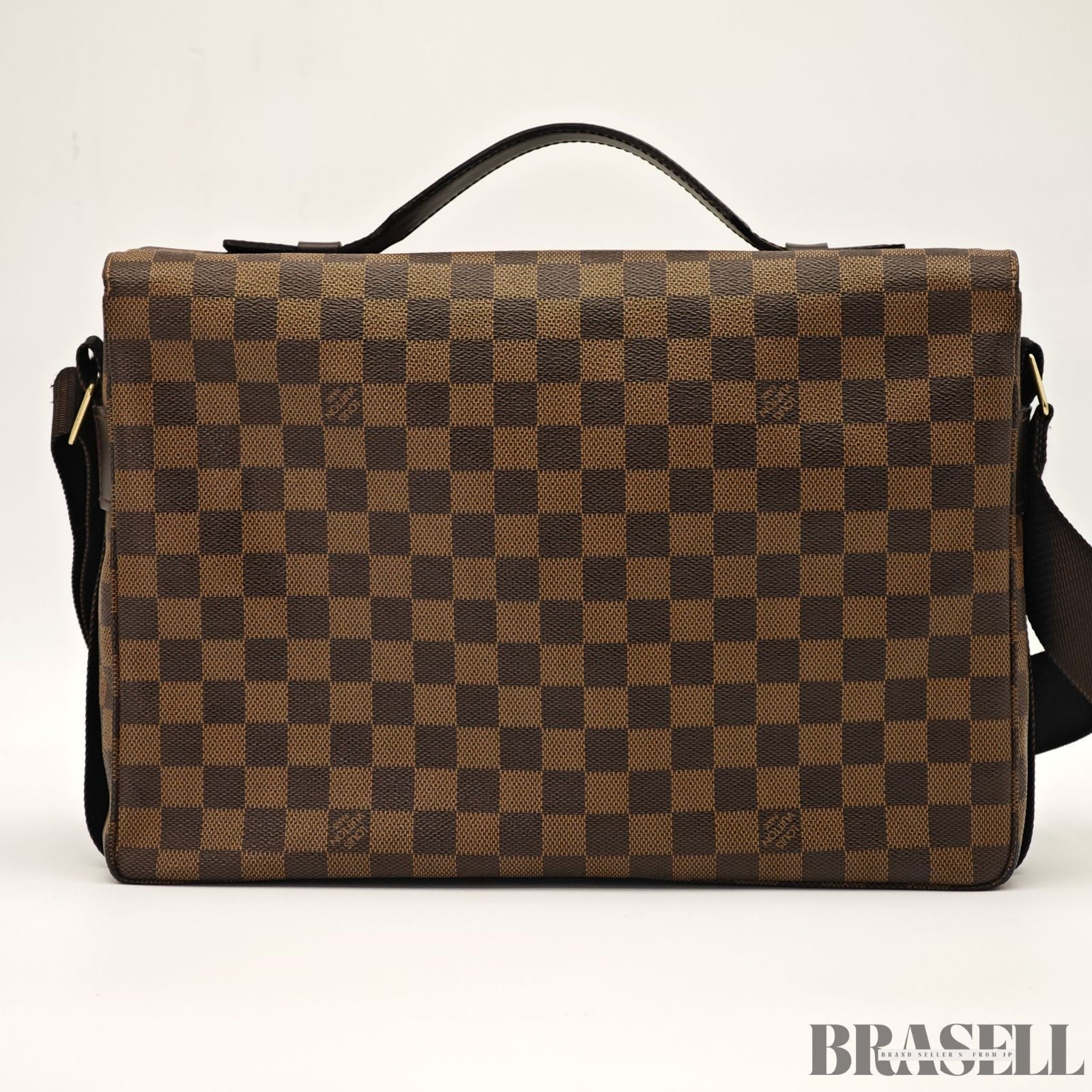 Louis Vuitton 2way Handbag Shoulder Bag N42270 Broadway Damier Ebene Brown