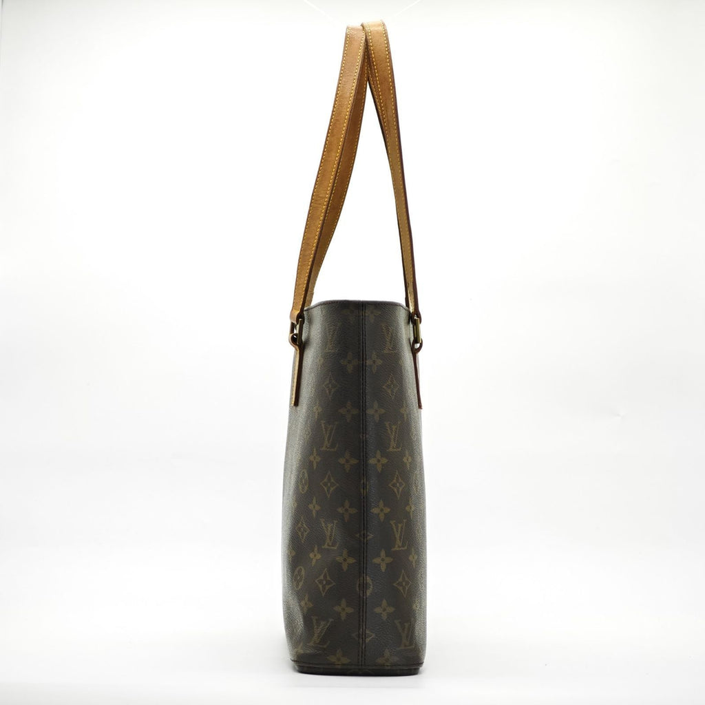 LOUIS VUITTON Luco M51155 Monogram Large Tote Shoulder Bag Brown Leather Women’s