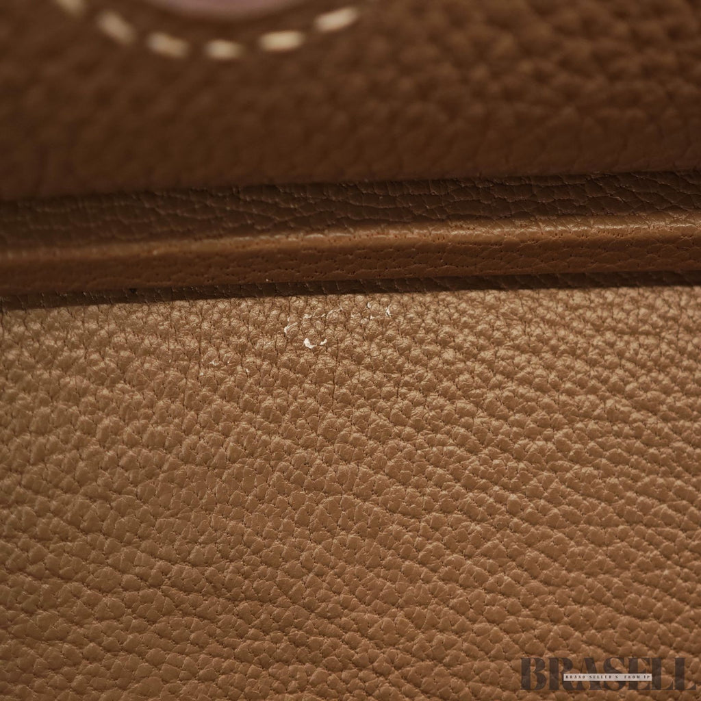 Hermes Birkin 30 Etoupe Togo Leather Tote Handbag Women Authentic Bag w/Box