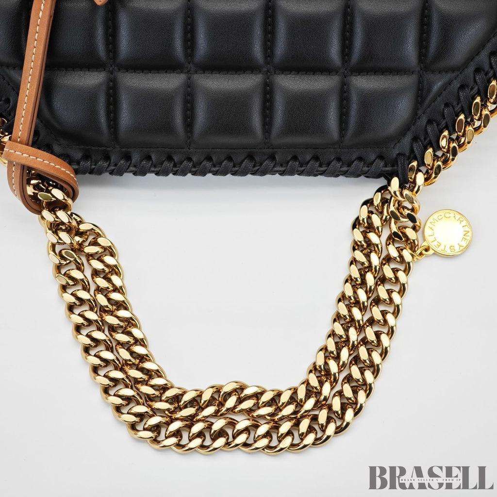 Stella McCartney Falabella 371223WP0269 Handbag/Shoulder Bag Embossed Gold Chain