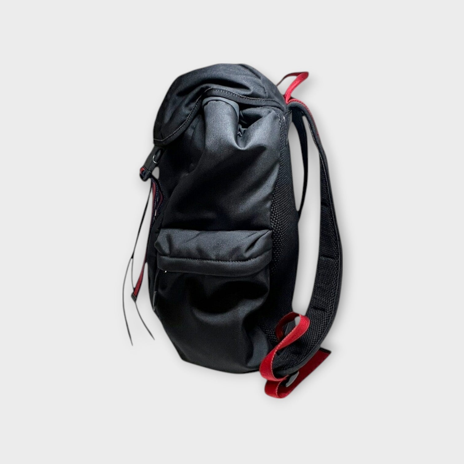 Gucci 429037 Animalier Backpack Canvas Leather Black Web Line Black Tiger 【B】