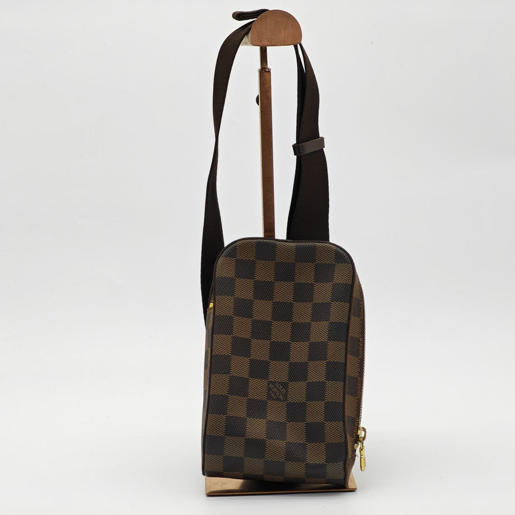 LOUIS VUITTON Damier Geronimos N51994 Shoulder/Body Bag Brown Men Women