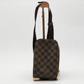 LOUIS VUITTON Damier Geronimos N51994 Shoulder/Body Bag Brown Men Women