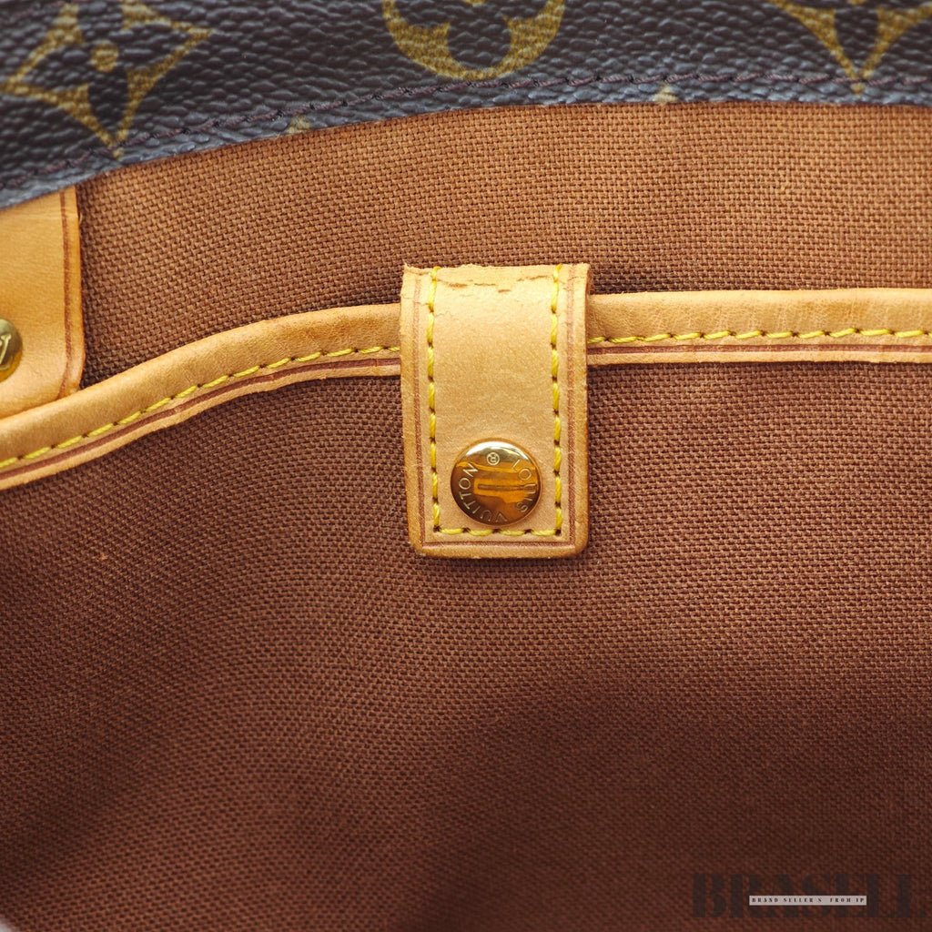 LOUIS VUITTON Vavin PM M51172 Monogram Handbag PVC-Coated Canvas Leather Brown