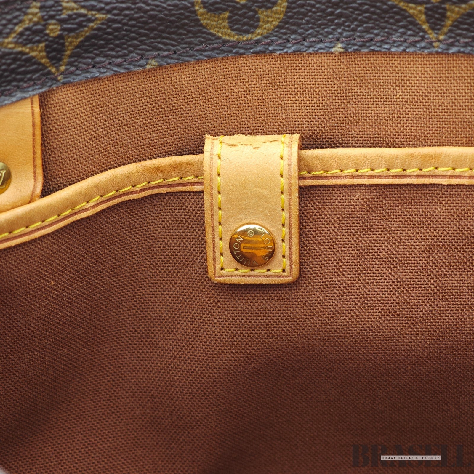 LOUIS VUITTON Vavin PM M51172 Monogram Handbag PVC-Coated Canvas Leather Brown