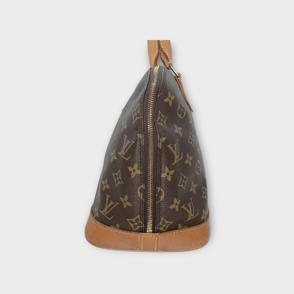 Louis Vuitton Alma PM 2Way Handbag Monogram M51130 Brown Leather 【A】