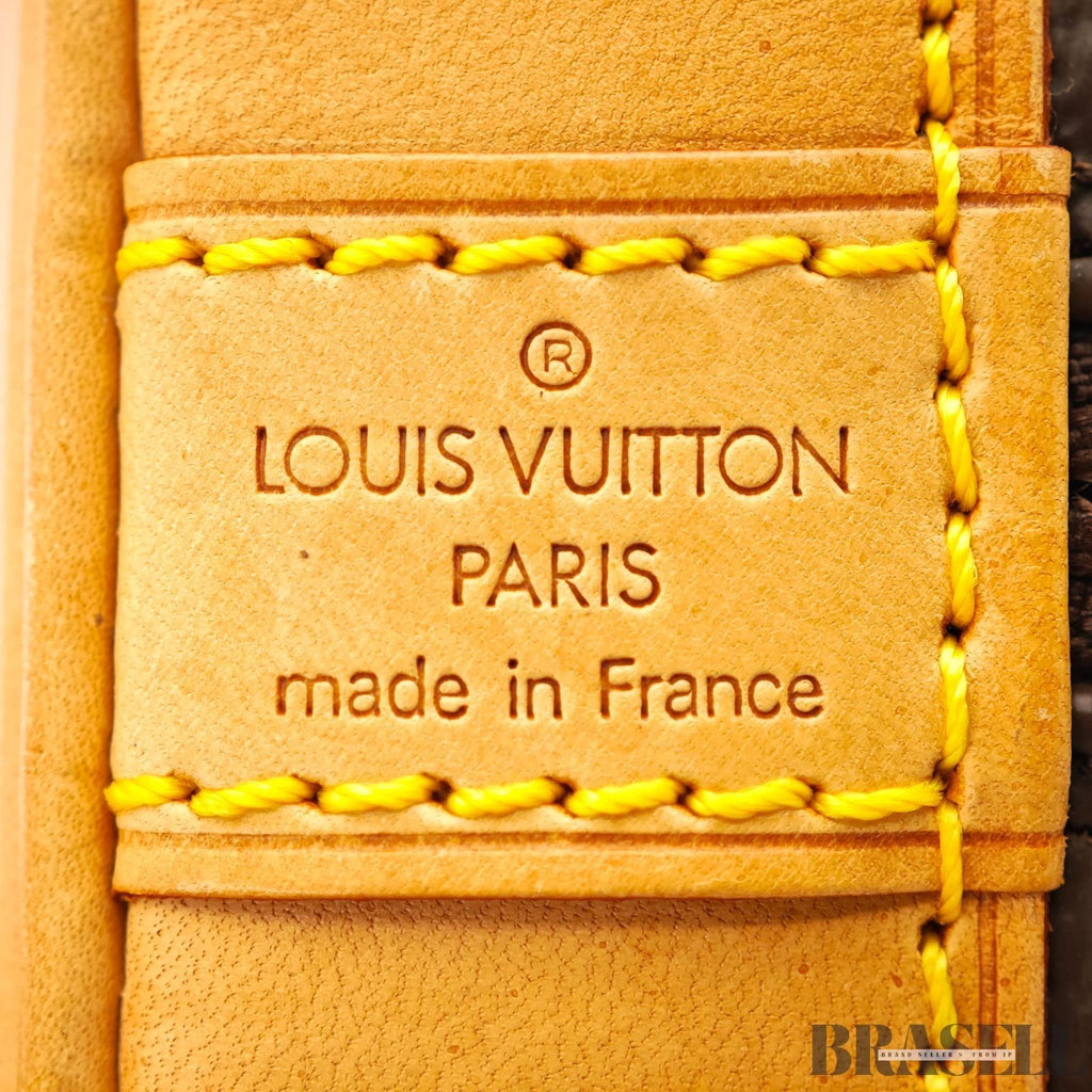 Louis Vuitton Alma PM M51130 Monogram Bag Handbag Coated Canvas Leather Brown