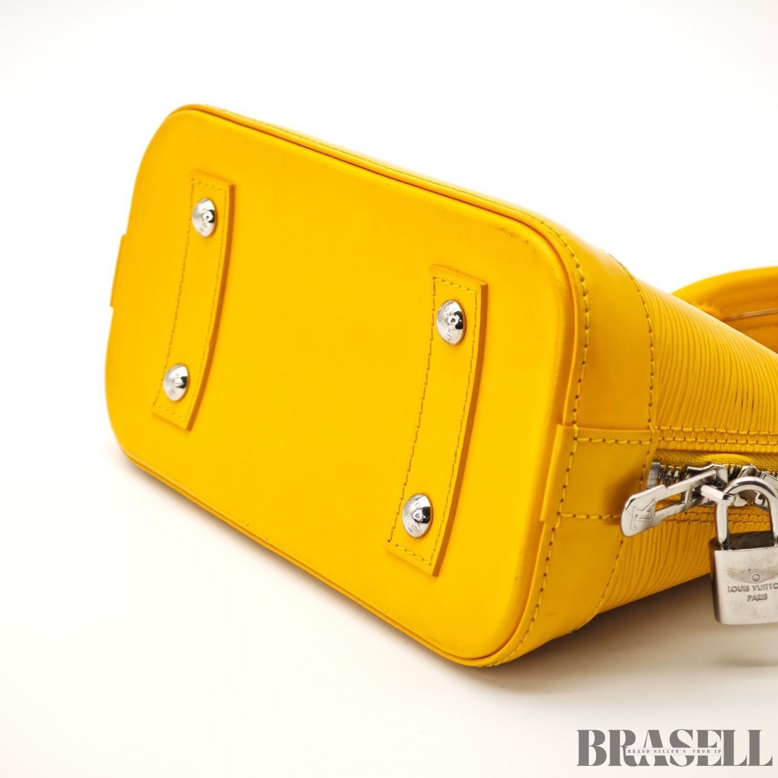LOUIS VUITTON M40866 Epi Alma BB 2Way Citron Shoulder Bag Crossbody Handbag