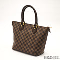 LOUIS VUITTON Saleya PM Tote Bag N51183 Brown Damier Canvas Unisex