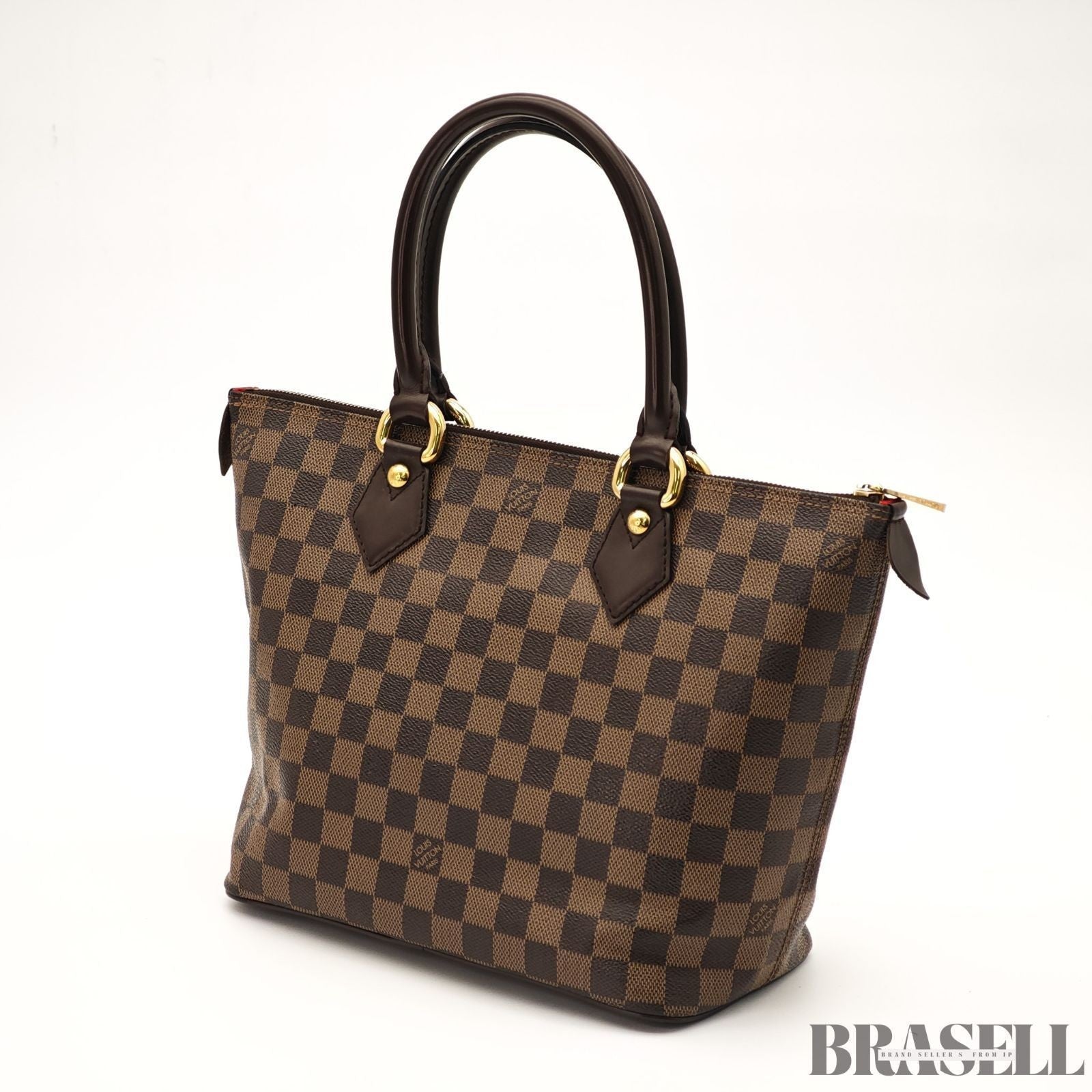 LOUIS VUITTON Saleya PM Tote Bag N51183 Brown Damier Canvas Unisex