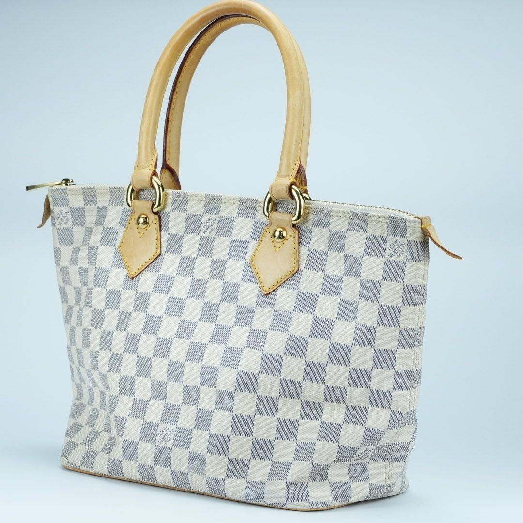 LOUIS VUITTON Damier Azur Saleya PM N51186