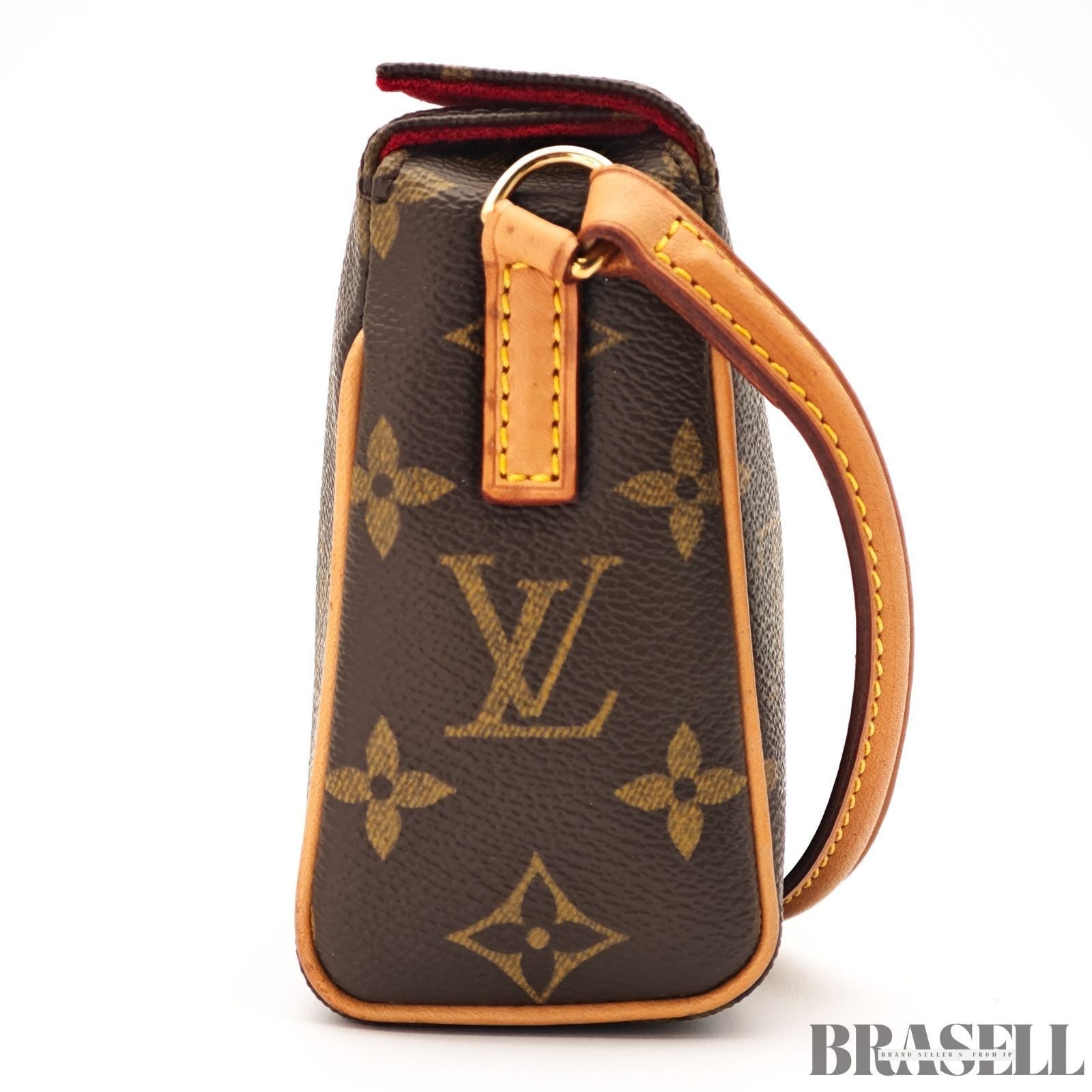 Auth Louis Vuitton Recital Handbag Monogram Tote Bag M51900 Brown