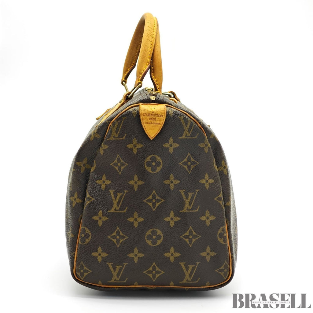 Borsa a mano Louis Vuitton Speedy 30 M41526 Monogram marrone da donna