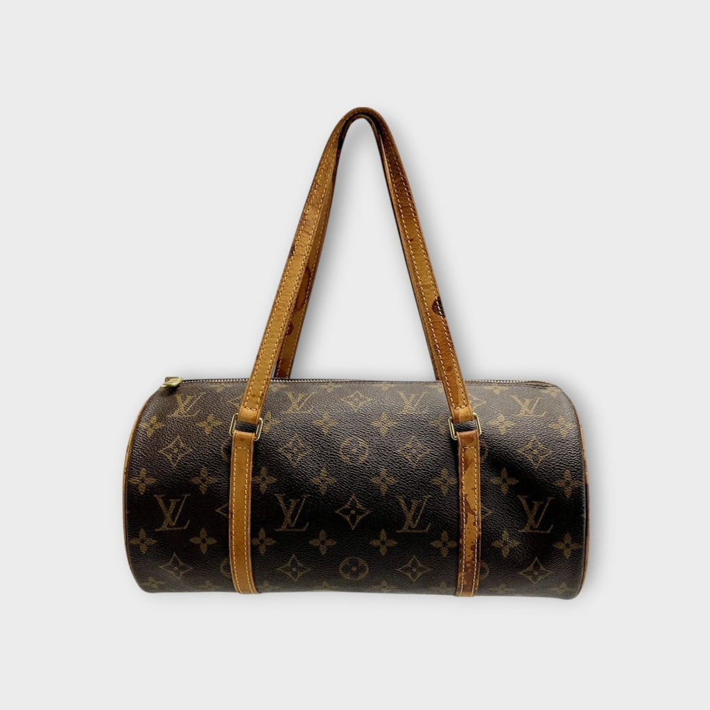 Louis Vuitton Monogram Papillon GM M51385 Handbag Canvas Leather Brown【B】