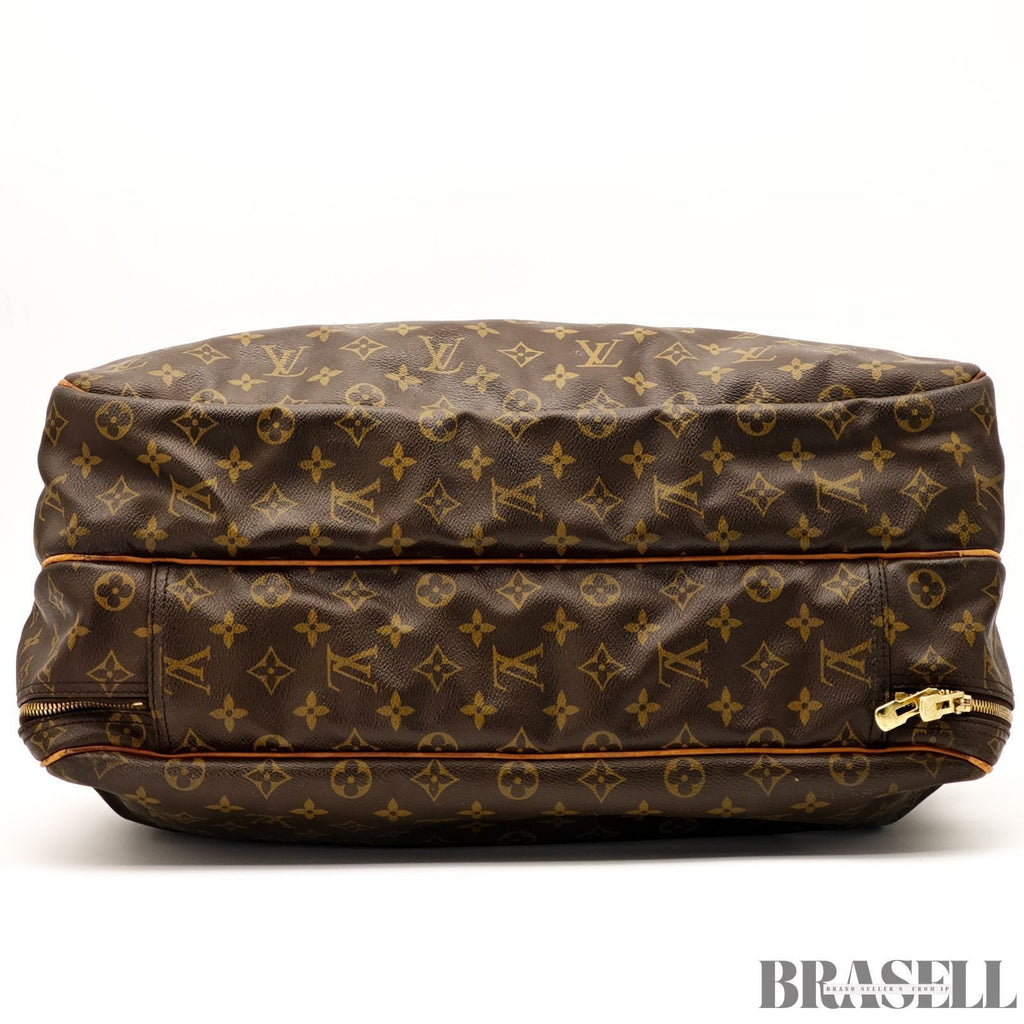 Louis Vuitton Monogram Alizé 24H M41399 Handbag Large Capacity Boston Bag Brown