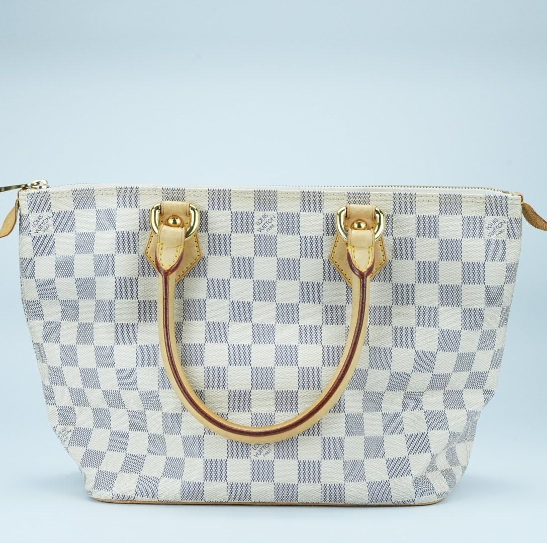 LOUIS VUITTON Damier Azur Saleya PM N51186