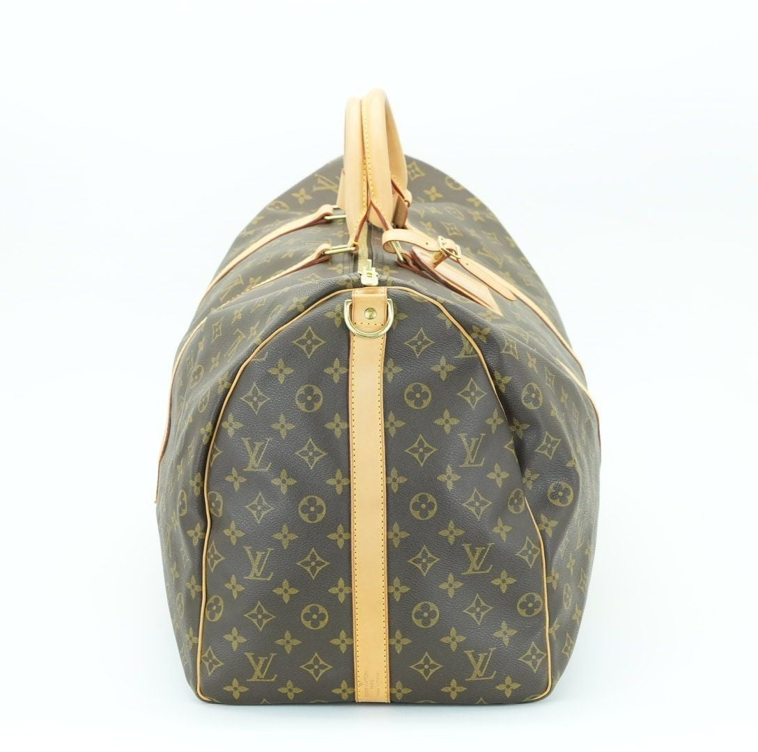 LOUIS VUITTON Keepall 60 M41422 Boston Bag Travel Large Capacity Brown