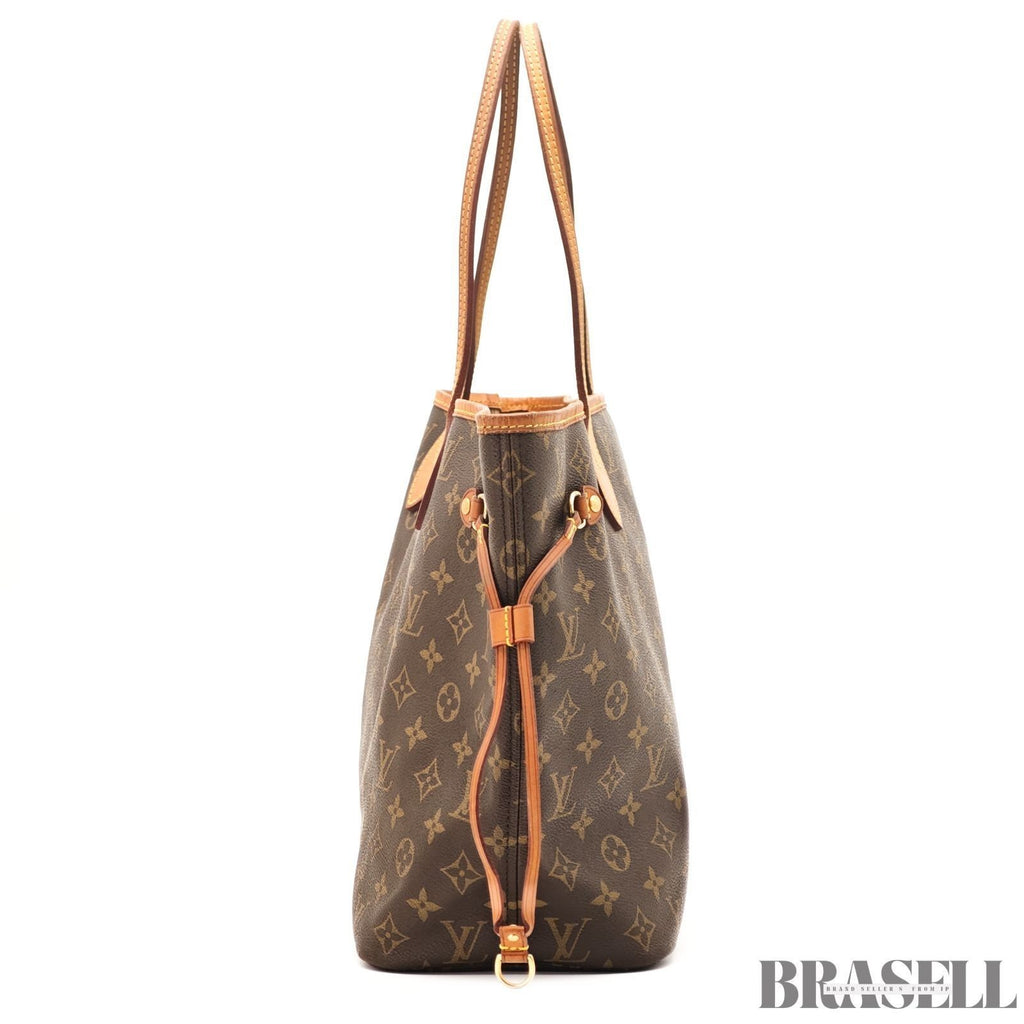 LOUIS VUITTON Neverfull MM M40156 Tote Bag Brown Monogram Canvas Large Women's