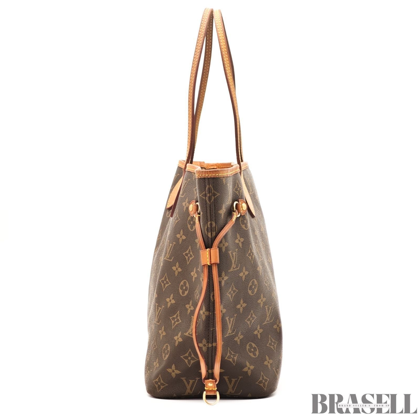 LOUIS VUITTON Neverfull MM M40156 Tote Bag Brown Monogram Canvas Large Women's