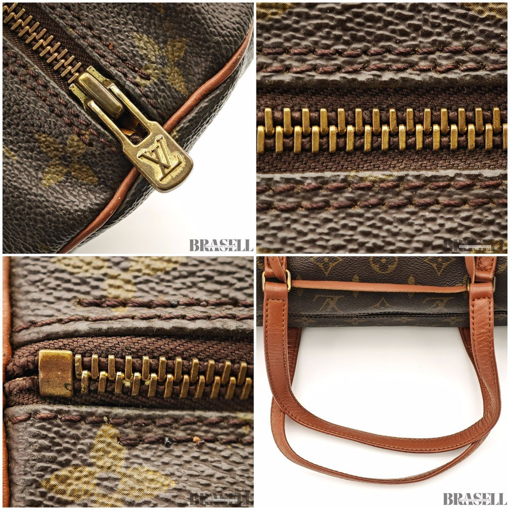 LOUIS VUITTON Papillon 30 M51365 Mini Boston Bag Monogram Brown Pouch