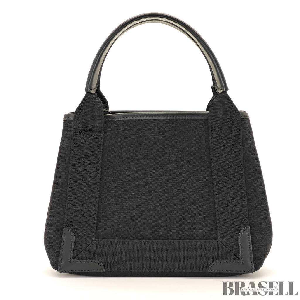 BALENCIAGA Navy Cabas XS 390346-1000 Handbag/Shoulder Bag 2-Way Black