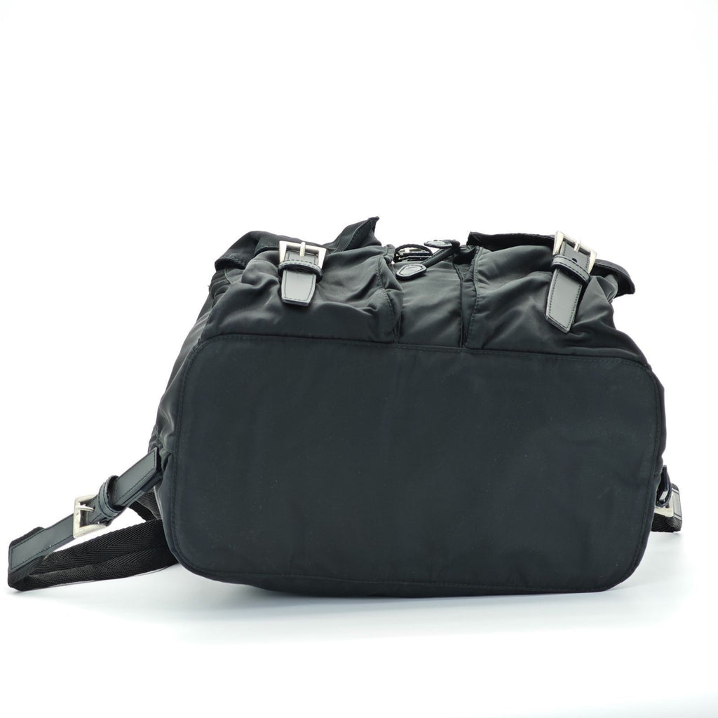 PRADA Tessuto Nylon Backpack M212500 Black with Guarantee Card