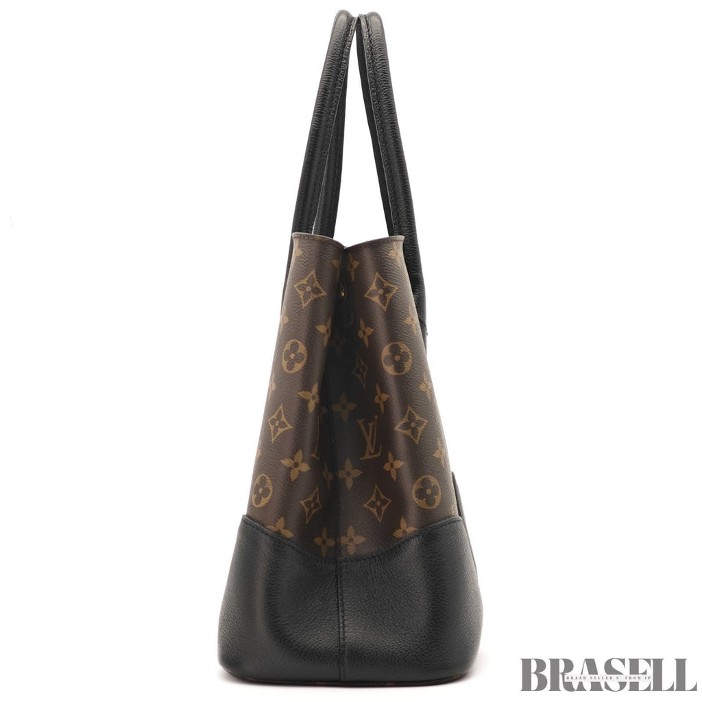 Louis Vuitton Flandrin M41595 2Way Handbag Shoulder Bag Trapezoid Brown Black