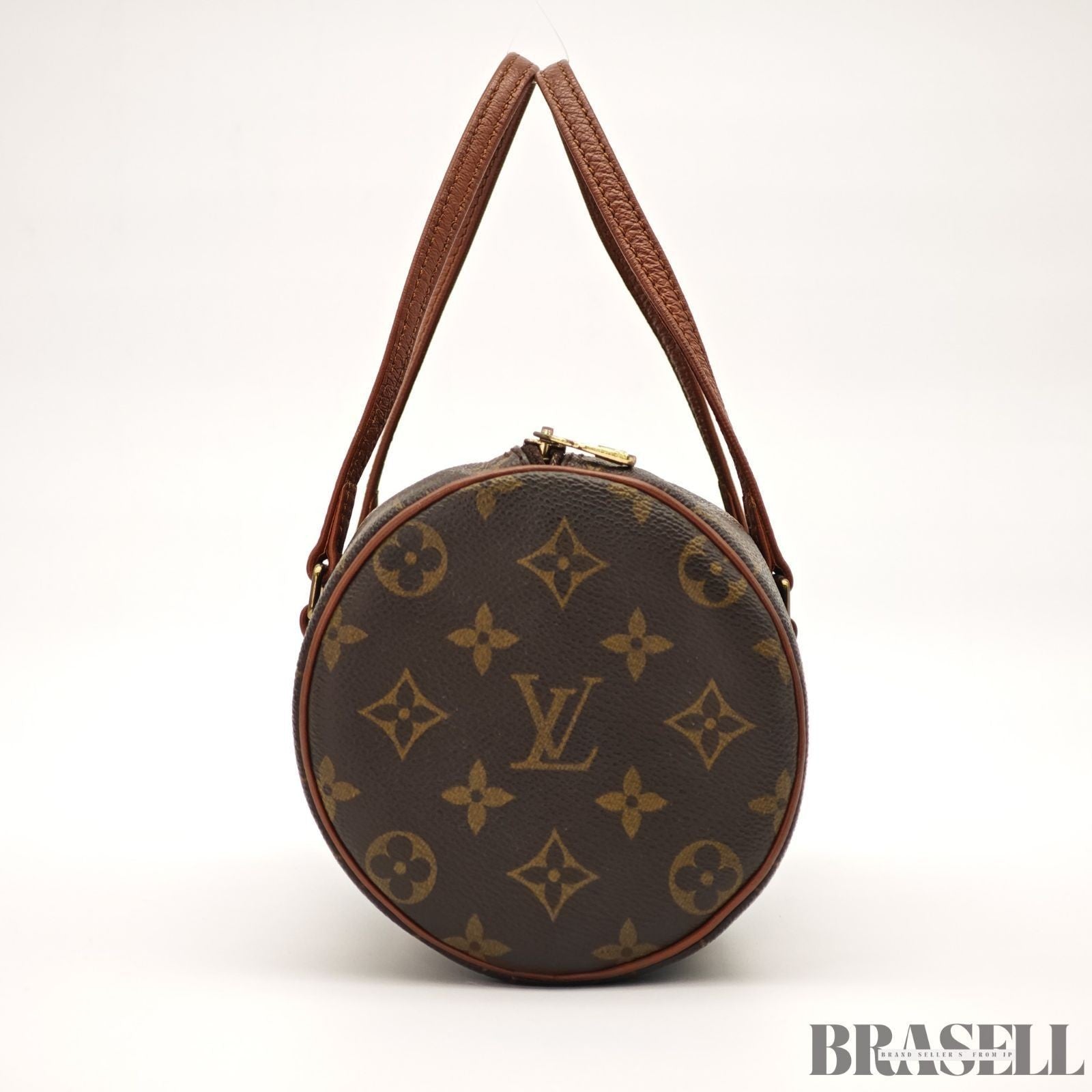 LOUIS VUITTON Monogram Papillon 26 M51366 Women Handbag Mini Boston Bag Brown