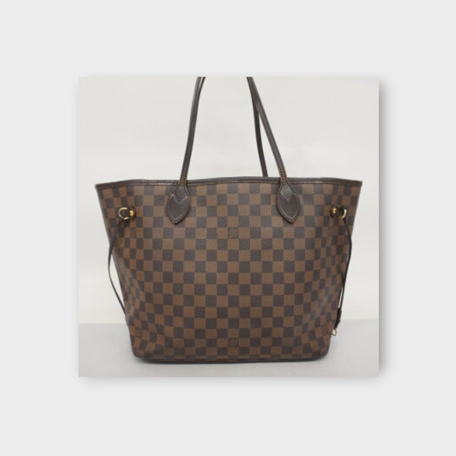 Louis Vuitton Tote Bag Damier Neverfull MM N40599 Ebene Ladies【B】