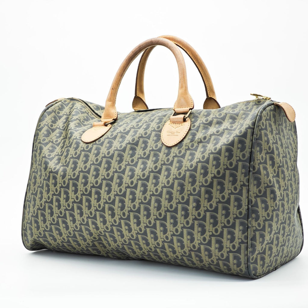 Dior Trotter Boston Bag Canvas Khaki Color Women’s Bag