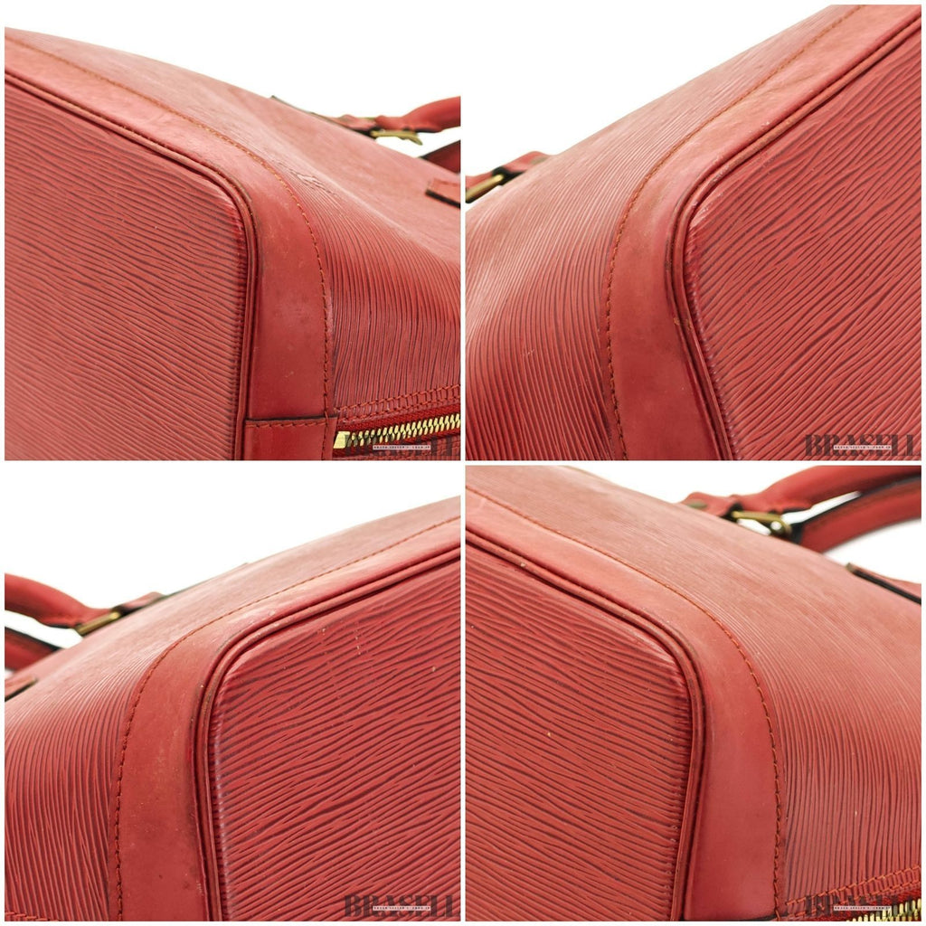 LOUIS VUITTON Alma PM M52147 Red Epi Leather Handbag Women’s