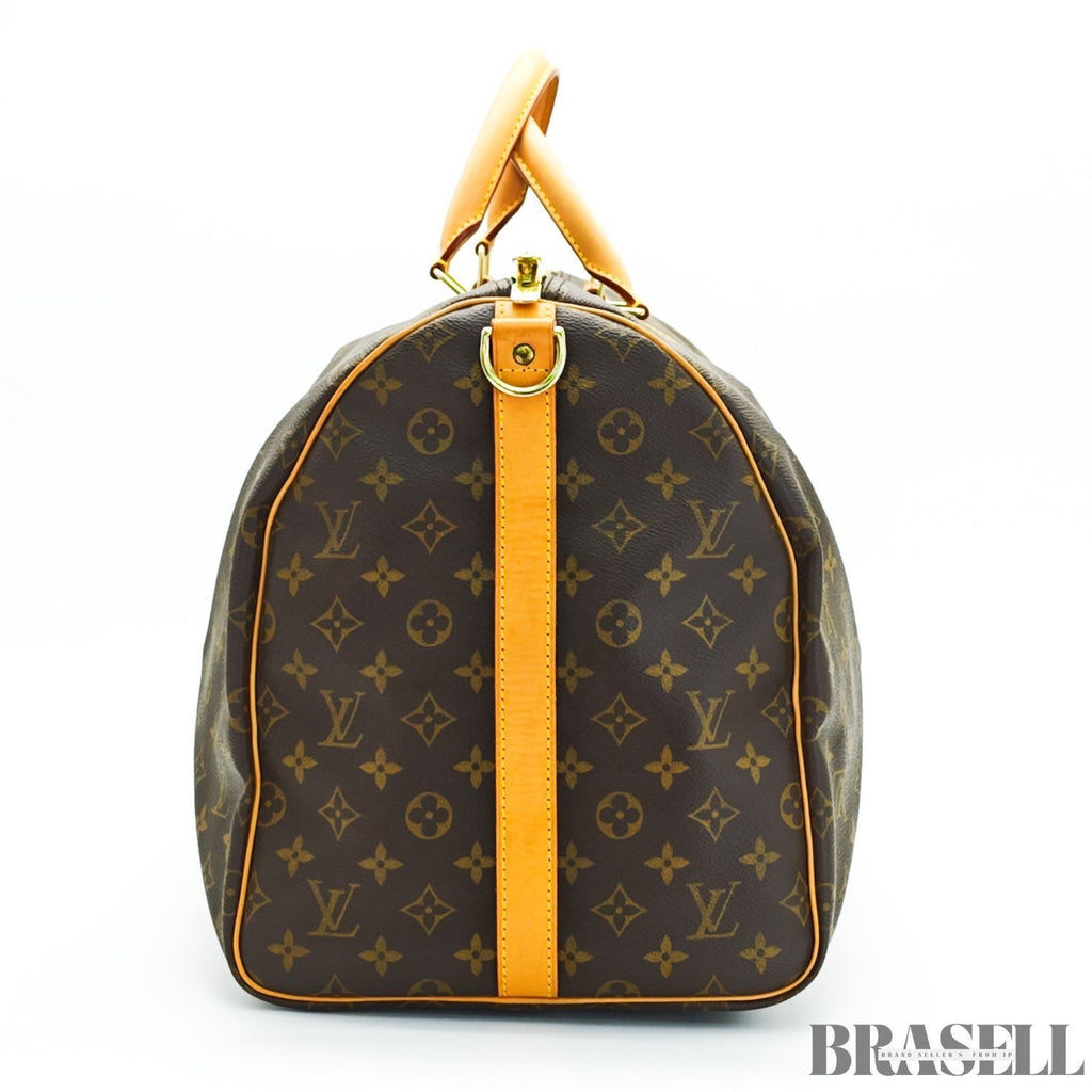 Louis Vuitton Keepall Bandoulière 55 M41414 Handbag Boston Bag Larg Brown Unisex