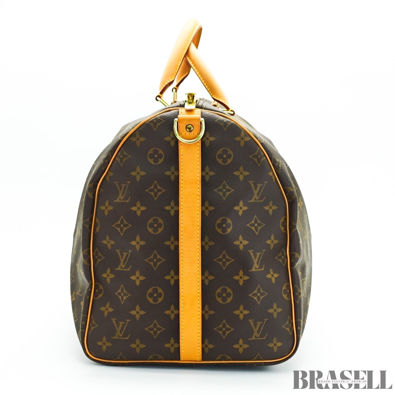 Louis Vuitton Keepall Bandoulière 55 M41414 Handbag Boston Bag Larg Brown Unisex
