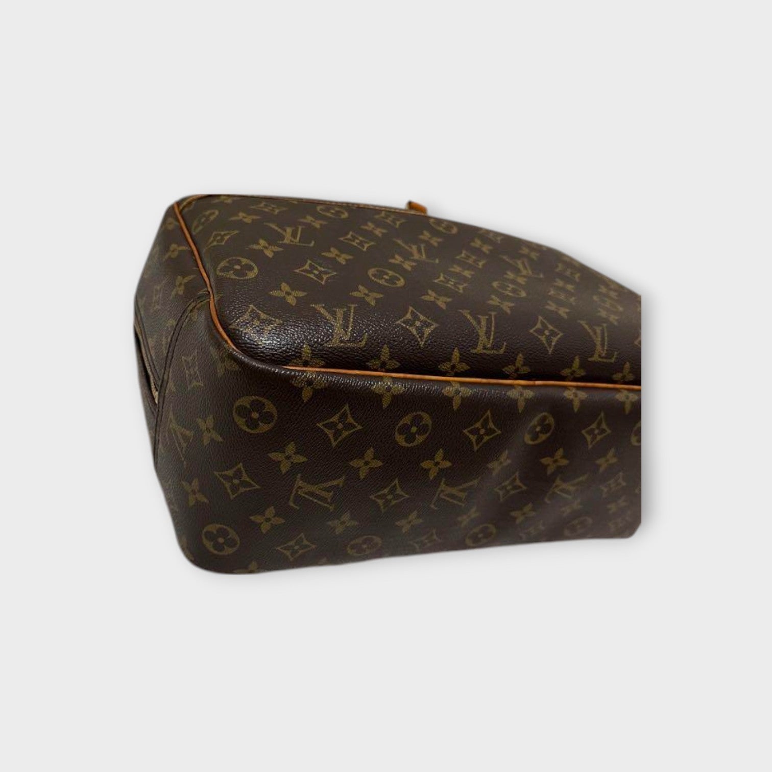 Louis Vuitton M47270 Bowling Vanity Deauville Brown PVC Leather Boston Bag 【B】