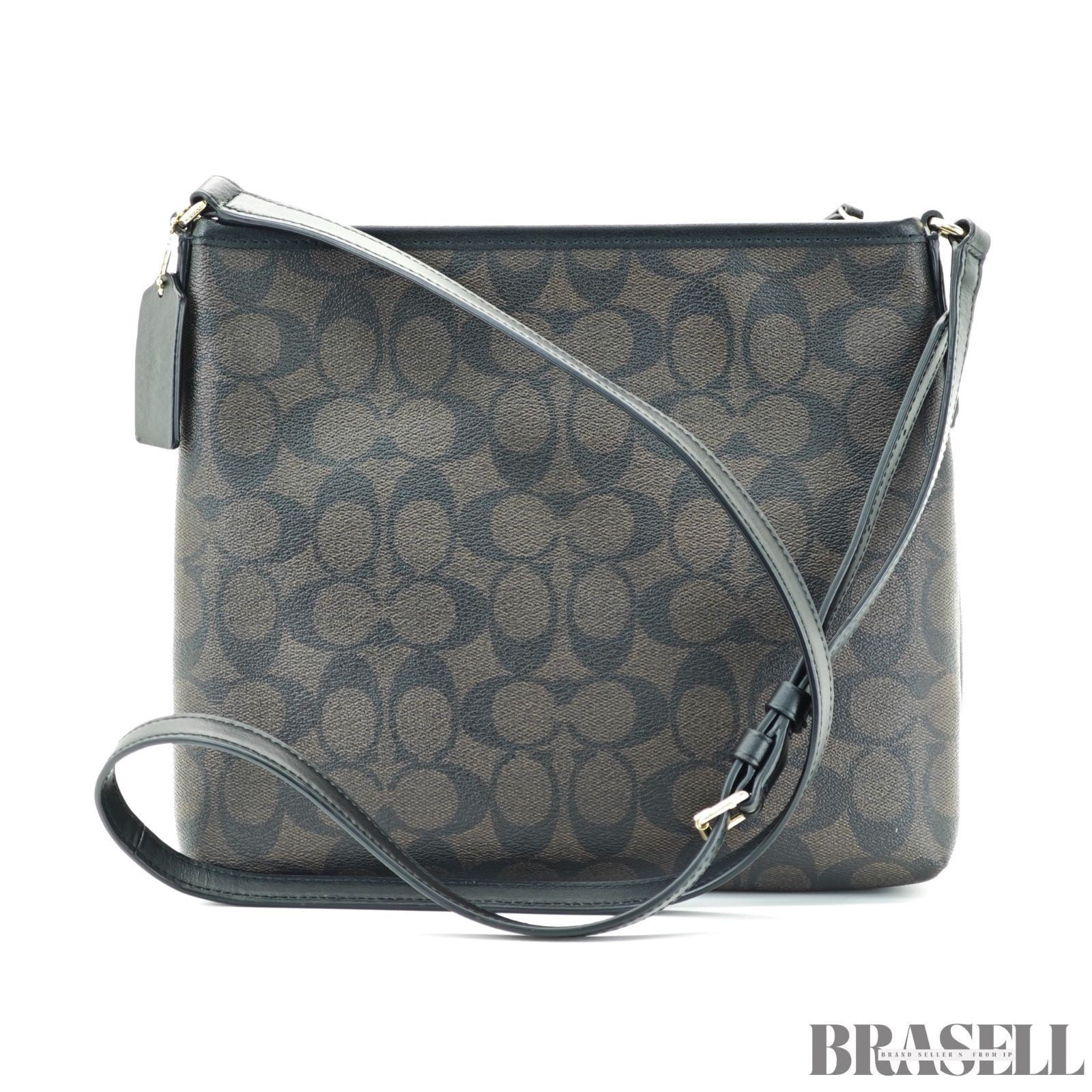 COACH Signature F29210 Shoulder Bag Tote Bag Brown Women's Dust Bag