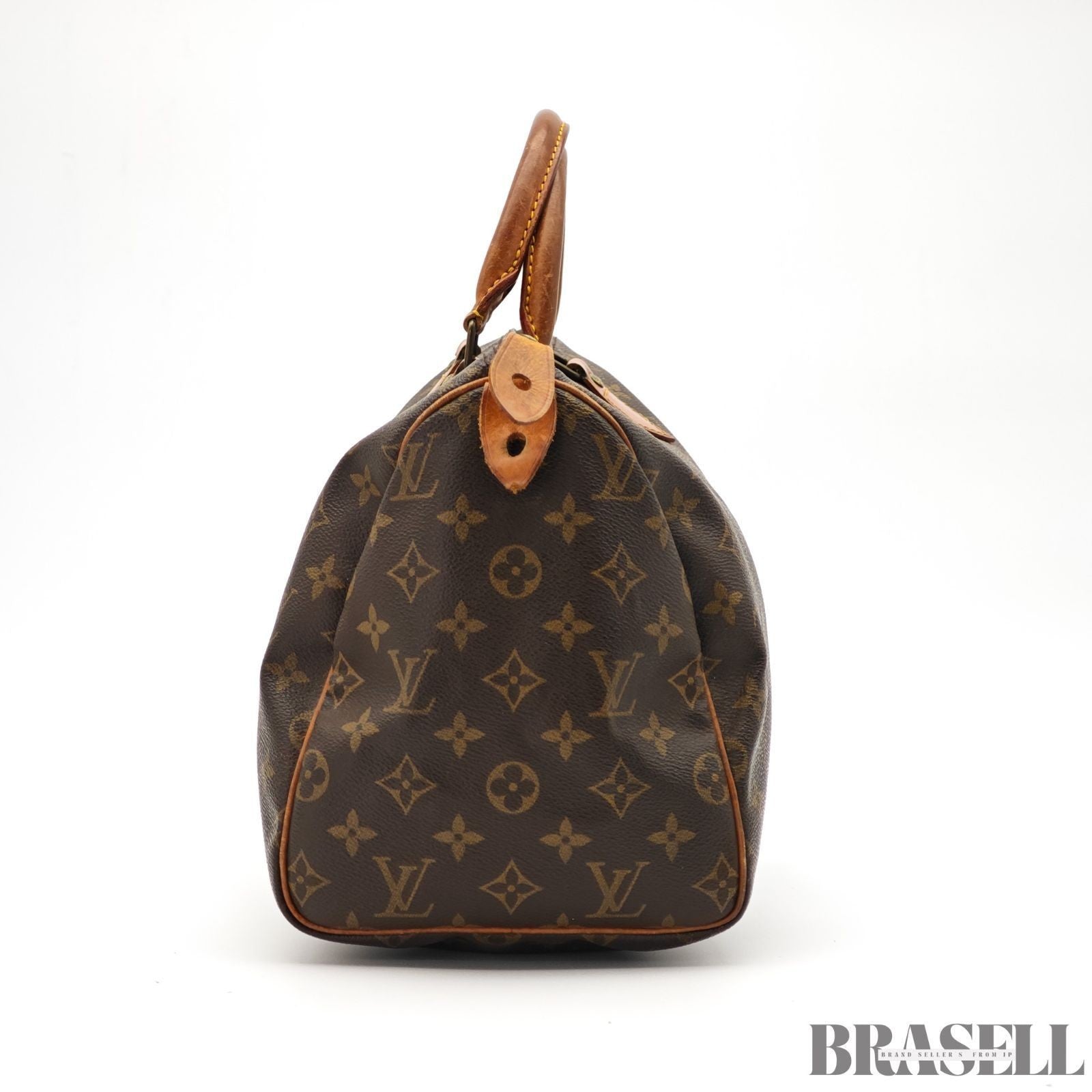 LOUIS VUITTON Monogram Speedy 30 M41526 Handbag Mini Boston Bag Brown Women