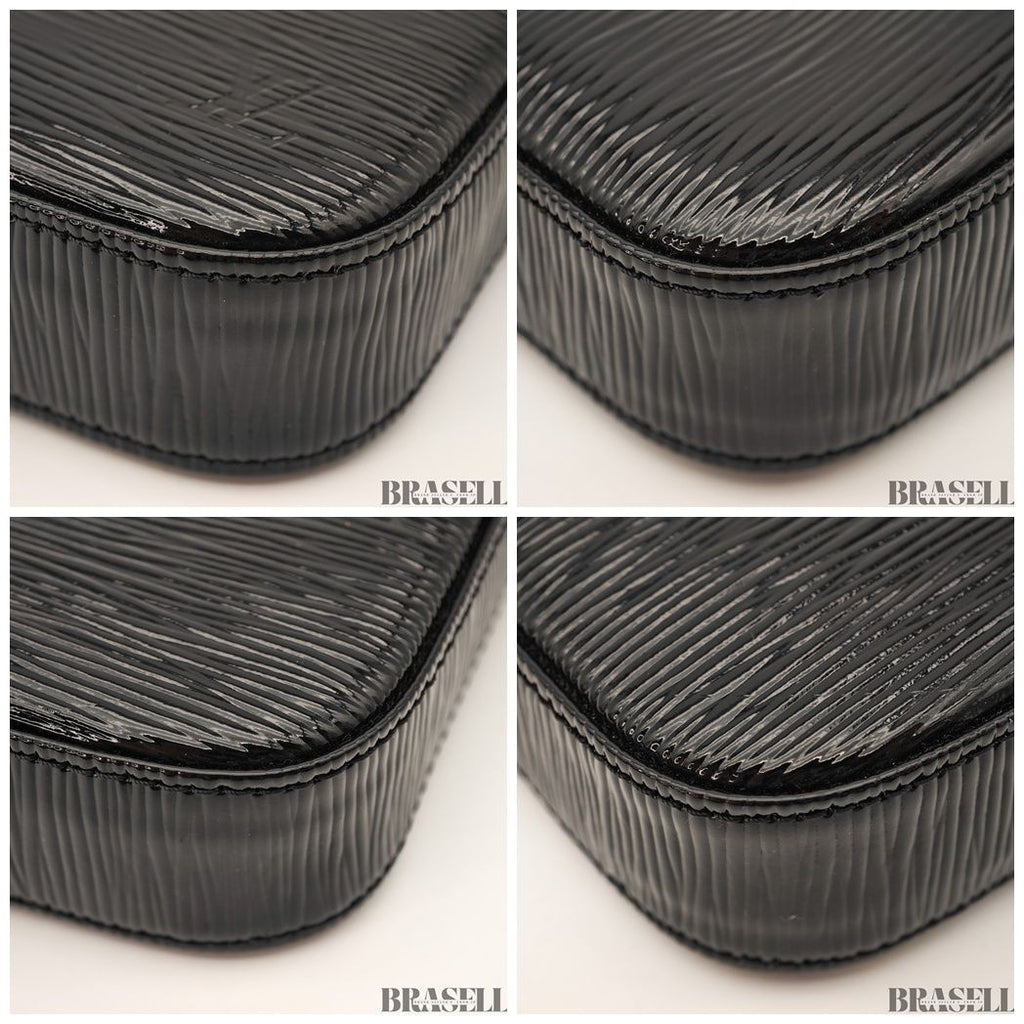 Louis Vuitton Electric Pochette Accessoires M4080N Handbag Mini Leather Noir