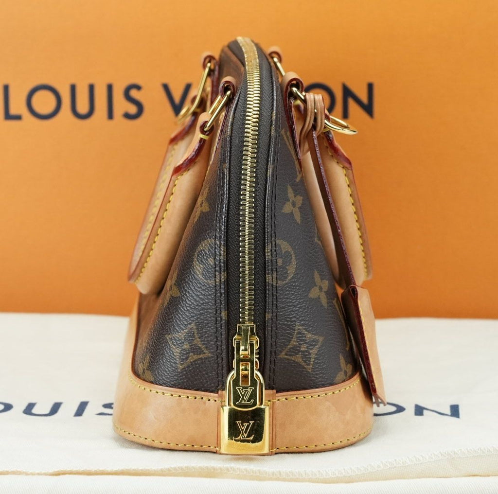 LOUIS VUITTON Monogram Alma BB Handbag M53152 Padlock Key