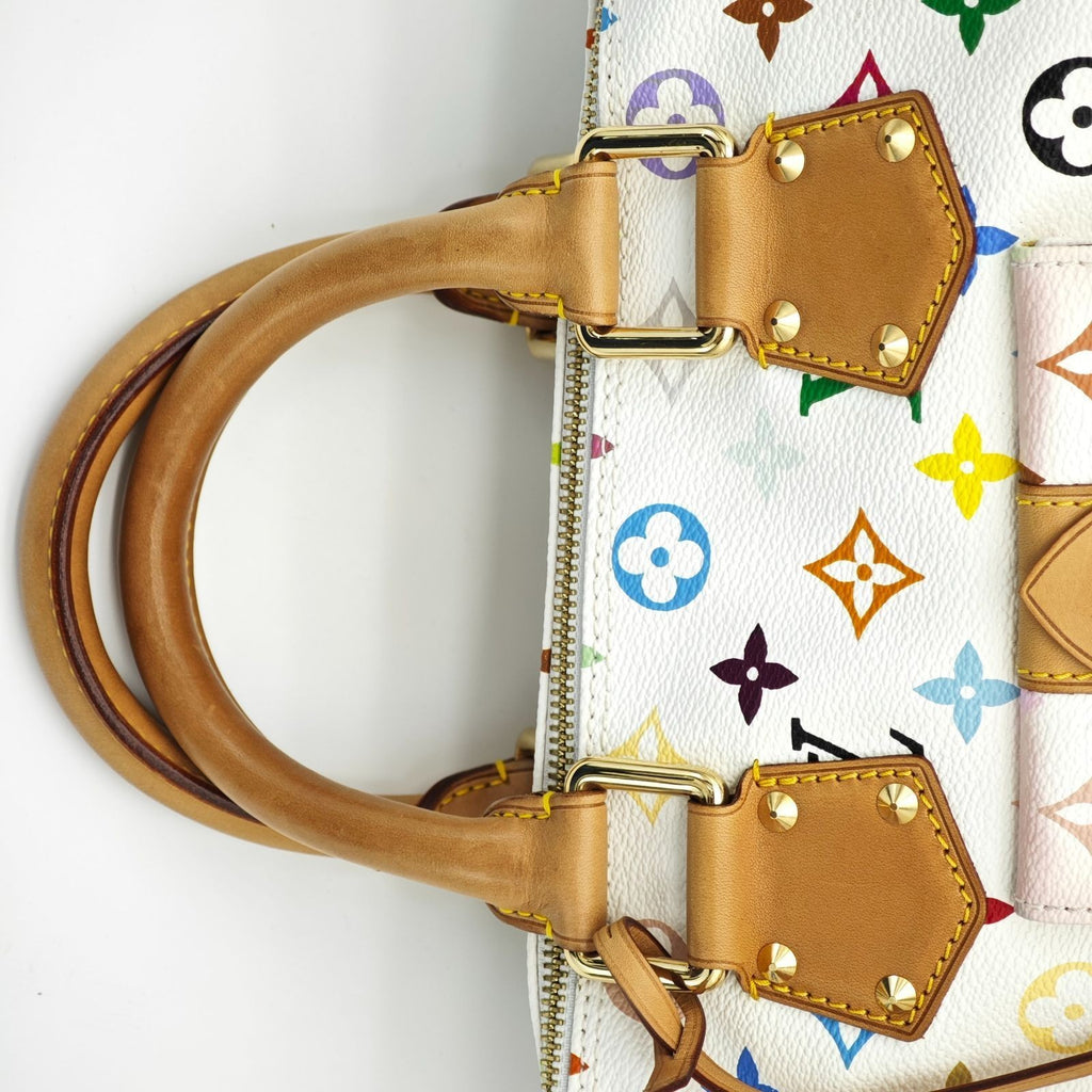 LOUIS VUITTON Monogram Multicolor Speedy 30 Handbag Mini Boston Bag M92643