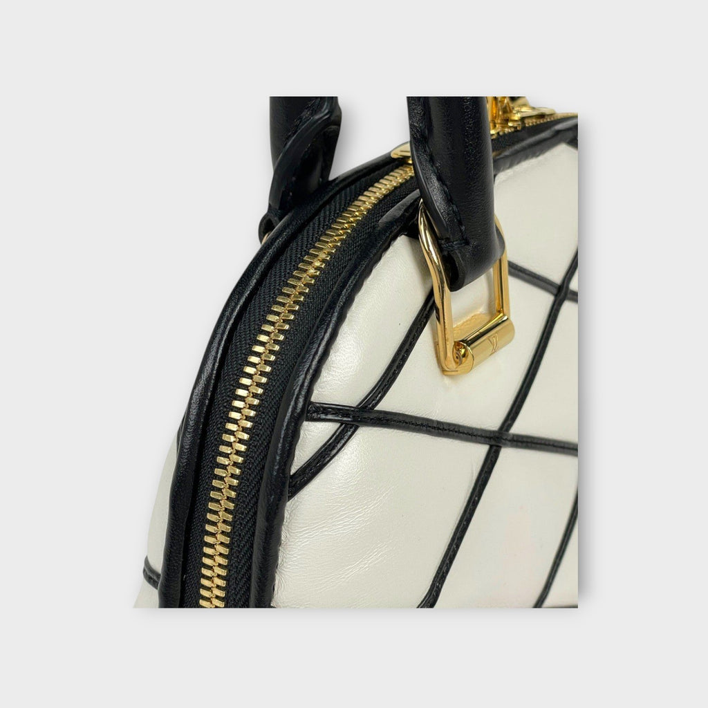 Louis Vuitton Alma BB 2-Way Shoulder Bag/Handbag Leather White M23761