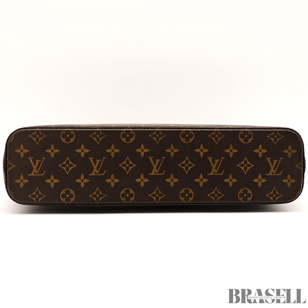 Louis Vuitton Luco M51155 Tote Bag Monogram Canvas Leather Brown Women’s