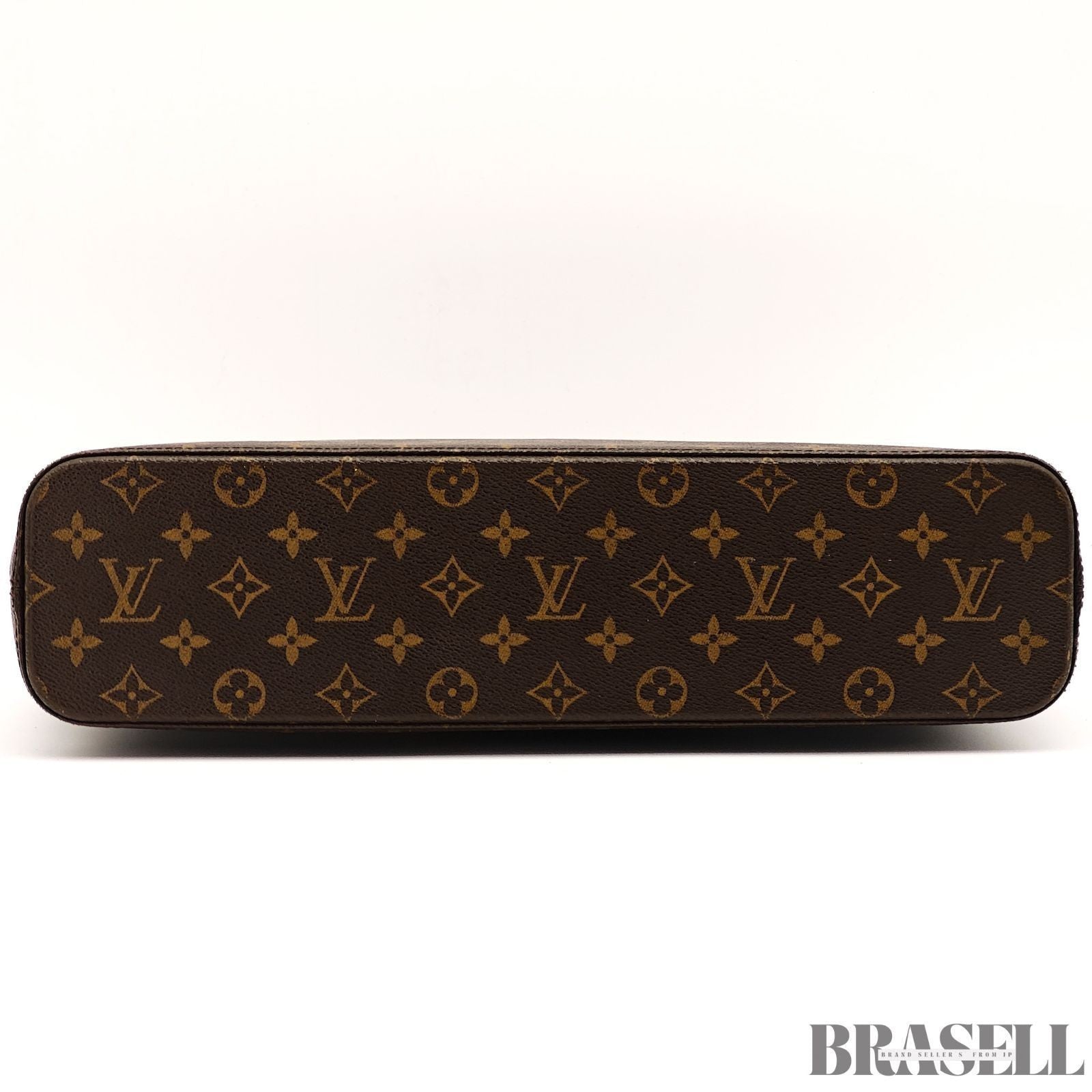 Louis Vuitton Luco M51155 Tote Bag Monogram Canvas Leather Brown Women’s