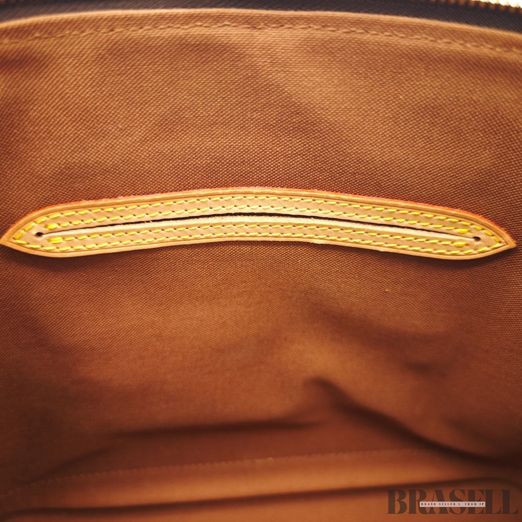 Louis Vuitton Alma PM M51130 Monogram Bag Handbag Coated Canvas Leather Brown