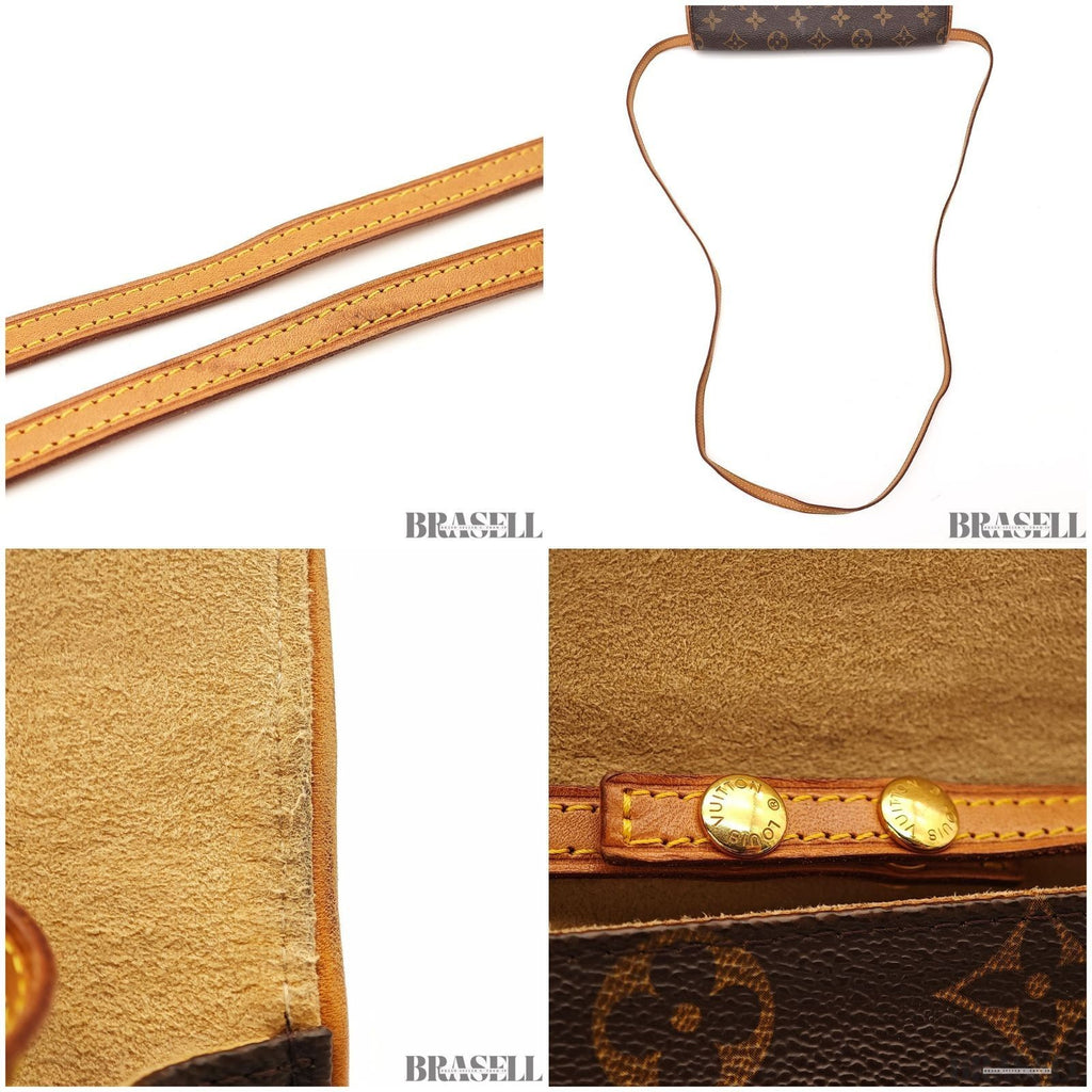 LOUIS VUITTON Pochette Twin GM 2Way Shoulder Bag Monogram Brown Spain CA0030