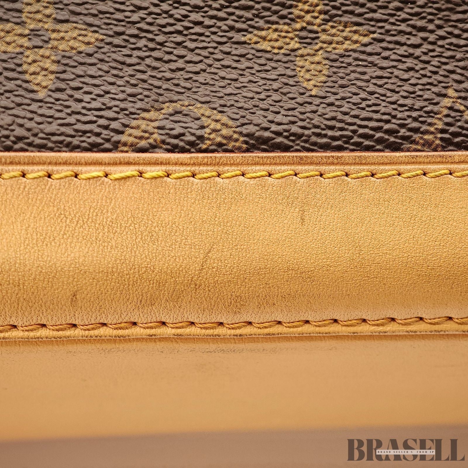 Louis Vuitton Lockit Horizontal Tote Bag M40104 Monogram Canvas Leather Brown
