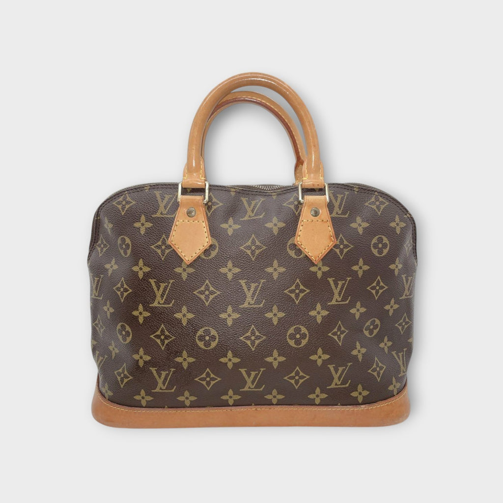 Louis Vuitton Alma PM 2Way Handbag Monogram M51130 Brown Leather 【A】