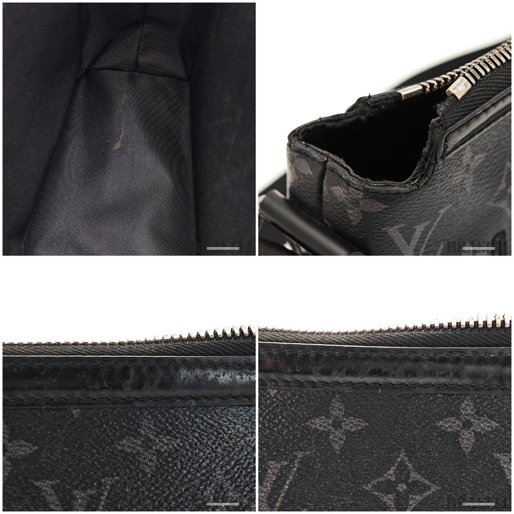 Louis Vuitton Odyssee Messenger PM M44223 Shoulder Bag Monogram Eclipse Black